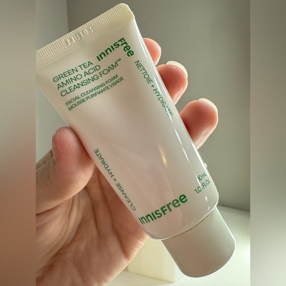 Innisfree Green Tea Amino Acid Cleansing Foam 30mL Mini NEW Sealed - Picture 3 of 10